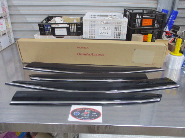 Honda Civic VTR/Type-R Hatch Genuine Slimline Tinted Weather Shield Set New Part