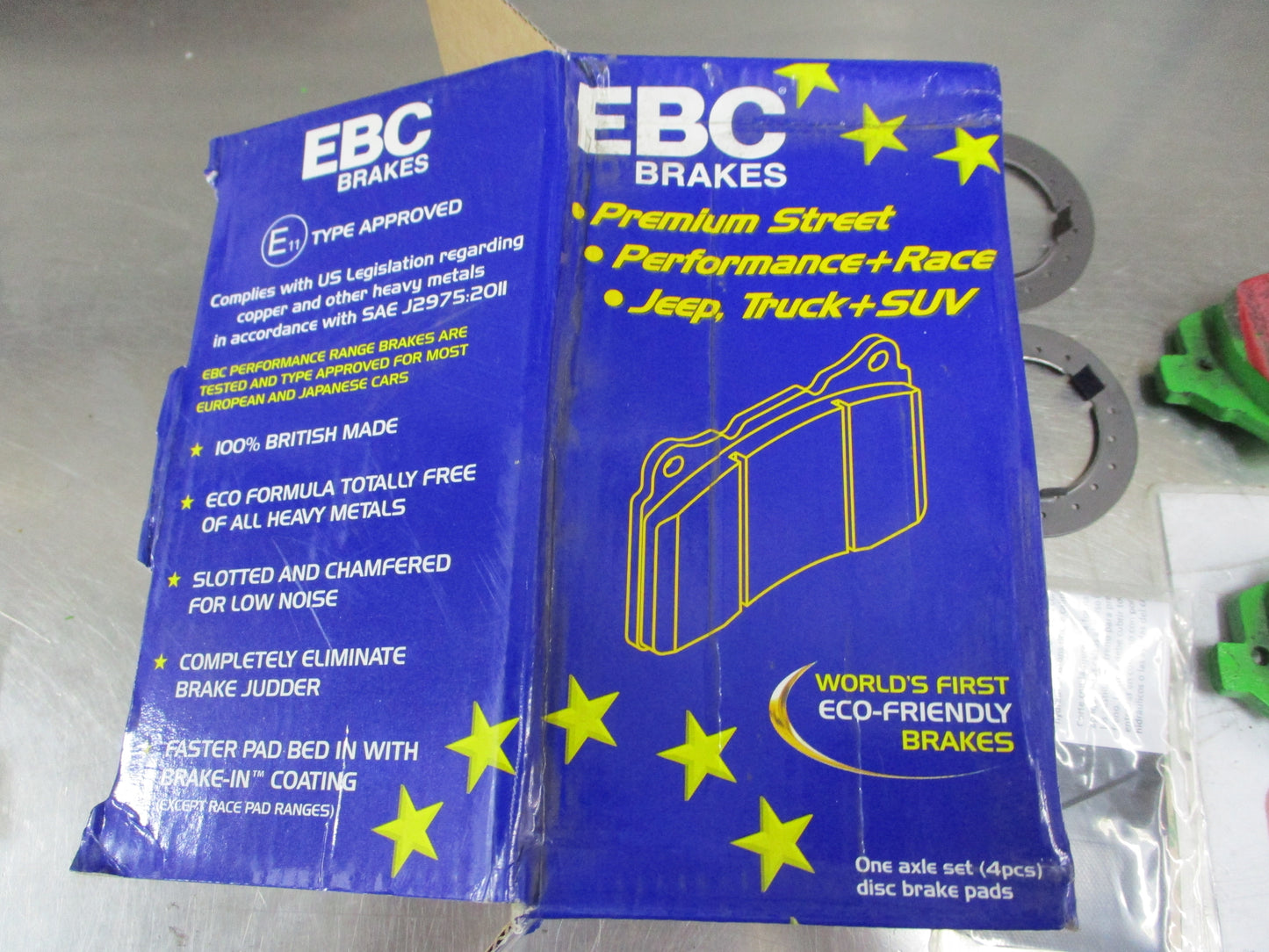 EBC Greenstuff Front Disc Brake Pad Set Suits Jeep Wrangler/Cherokee/Dodge Nitro/Chryslewr Voyger New Part