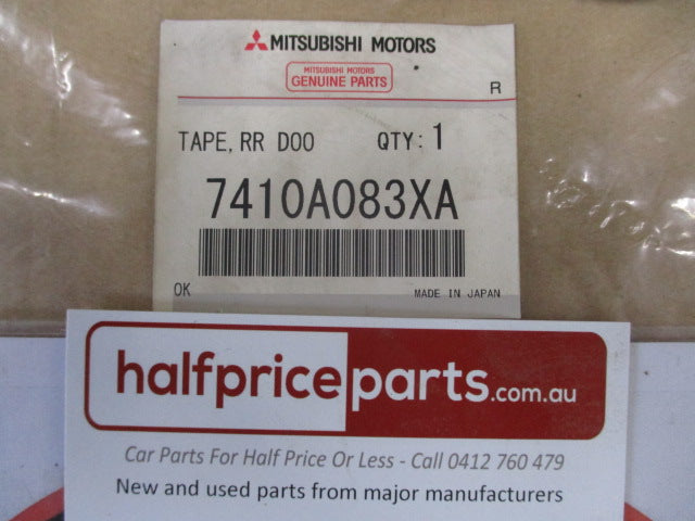 Mitsubishi Outlander Genuine Left Hand Rear Door Rear Protective Tape New Part
