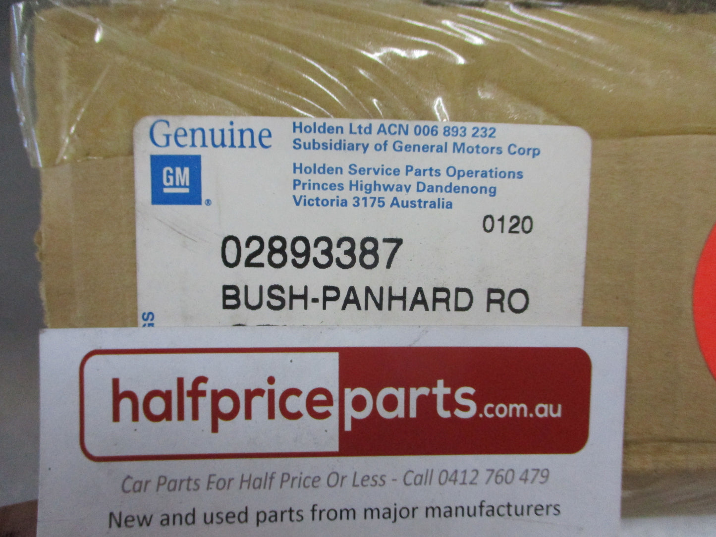 Holden VB-VC-VH-VK-VL-VN-VP-VR-VS HDT SL-SLE Group 3 Commodore Genuine Panhard Bush New Part