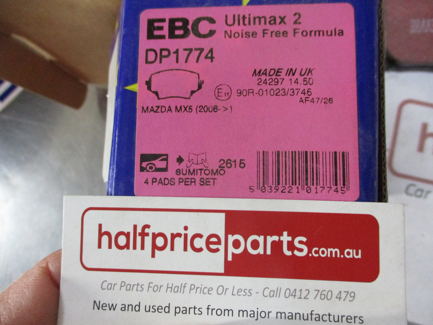 EBC Front Disc Brake Pad Set Suits Mazda MX-5 New Part