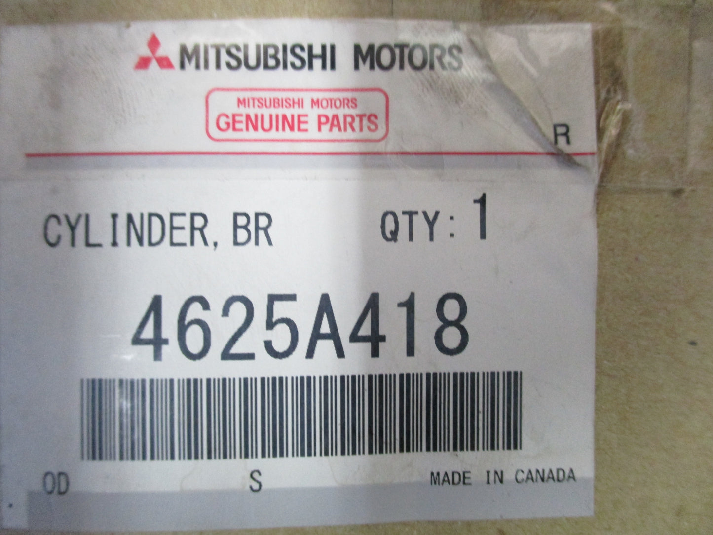Mitsubishi Outlander Genuine Brake Master Cylinder New Part