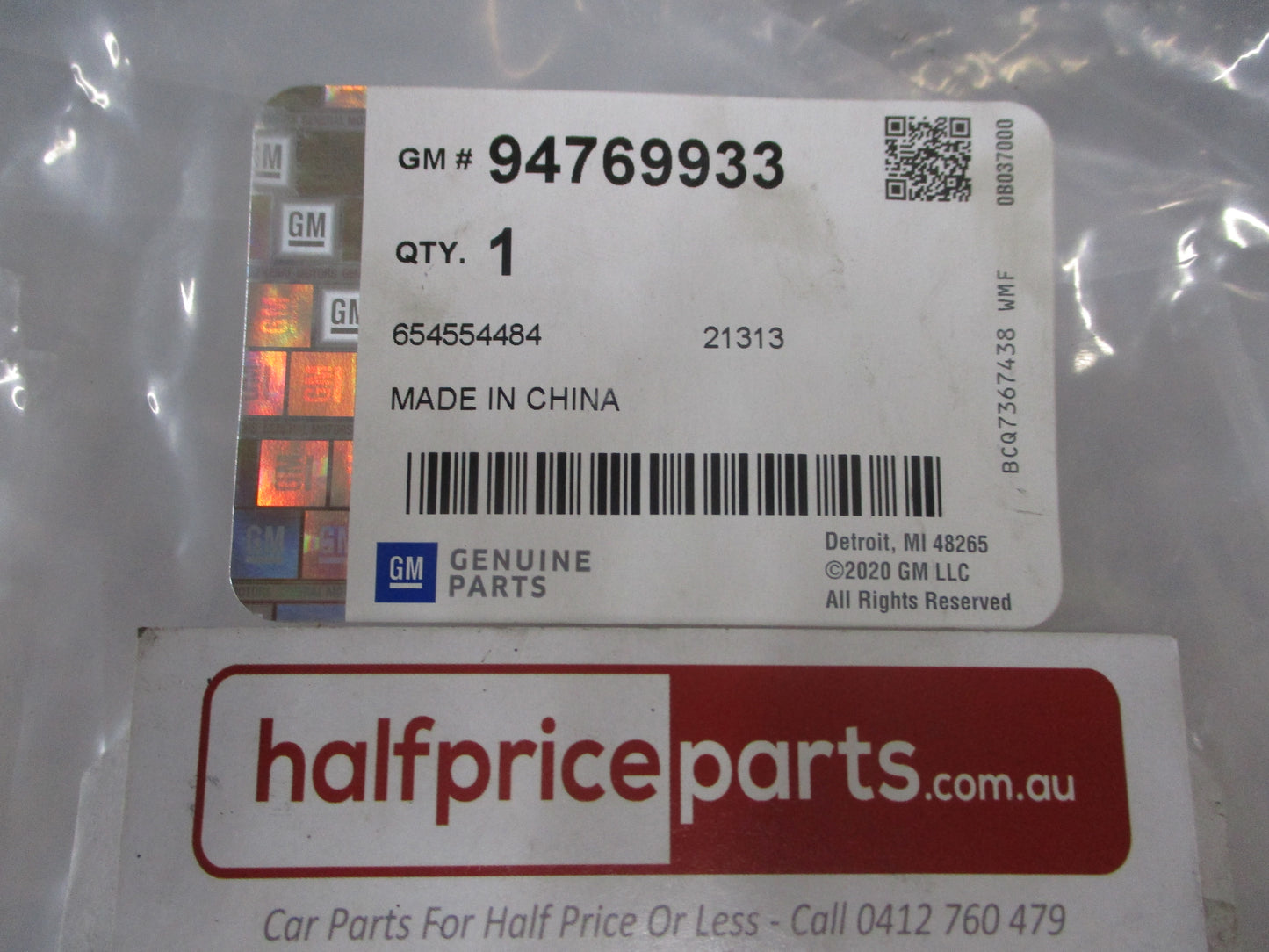 Holden RG Colorado Single Cab Genuine Left Hand Rear Park Brake Cable New Part
