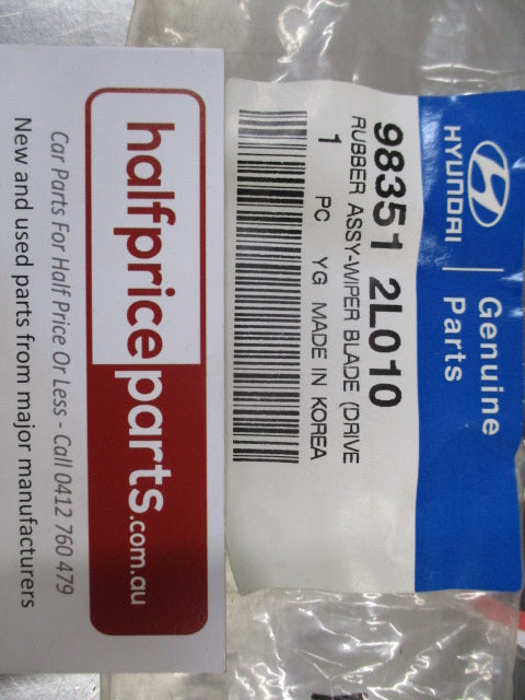 Hyundai Elantra Genuine Drivers Rubber Wiper Blade Assy New Part