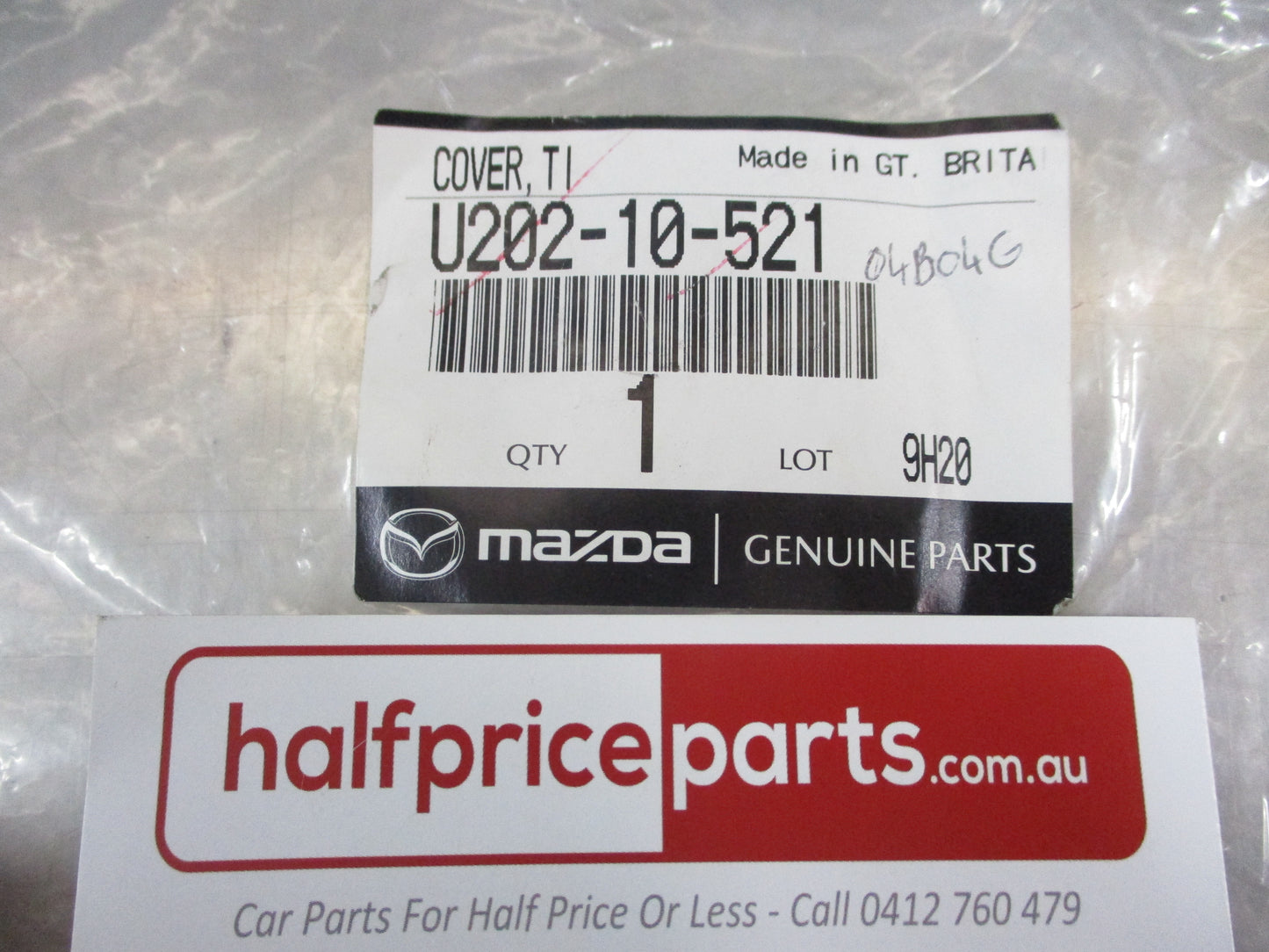 Mazda BT-50 Dual Cab Genuine Inspection Cover Opening New Part