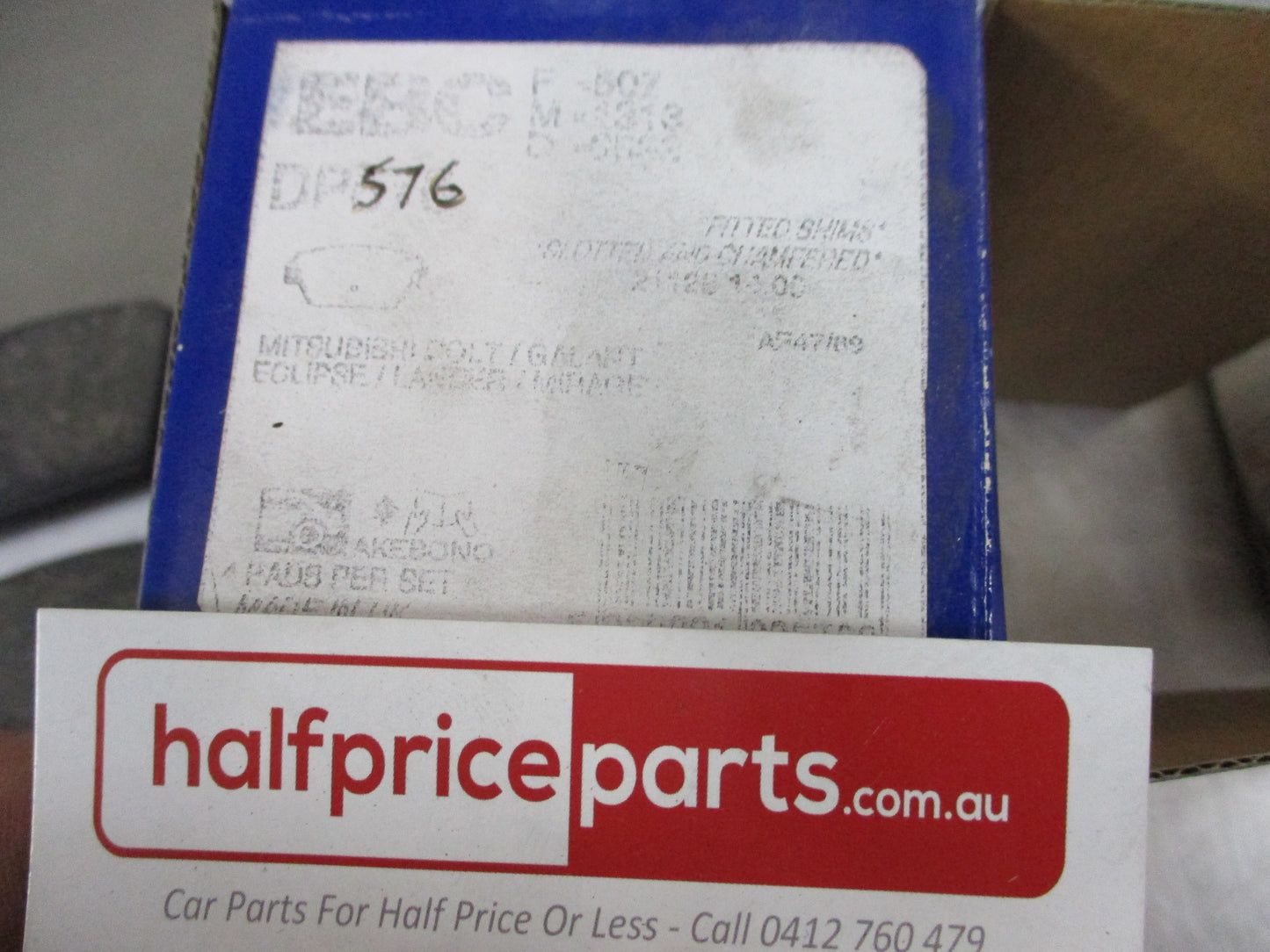 EBC Rear Disc Brake Pad Set Suits Mitsibishi Colt-Eclipse-Galant-Lancer New Part
