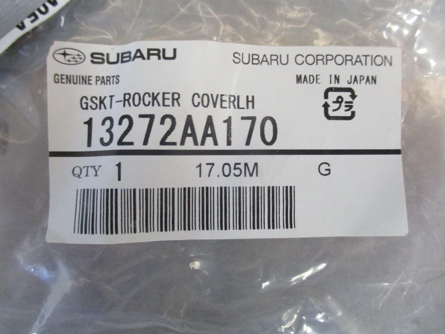 Subaru XV / Impreza / Forester Genuine Left (Passenger) Side Rocker Cover Gasket