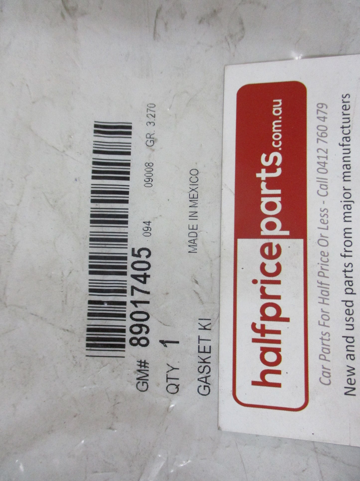Holden Commodore V6 3.8Ltr Genuine Valley/Intake Manifold Cover Gaskets New Part