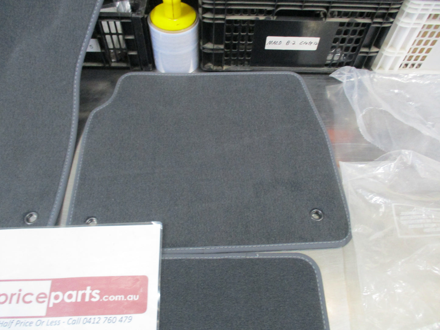 Land Rover Evoque Genuine Grey Carpet Mat Set New Part