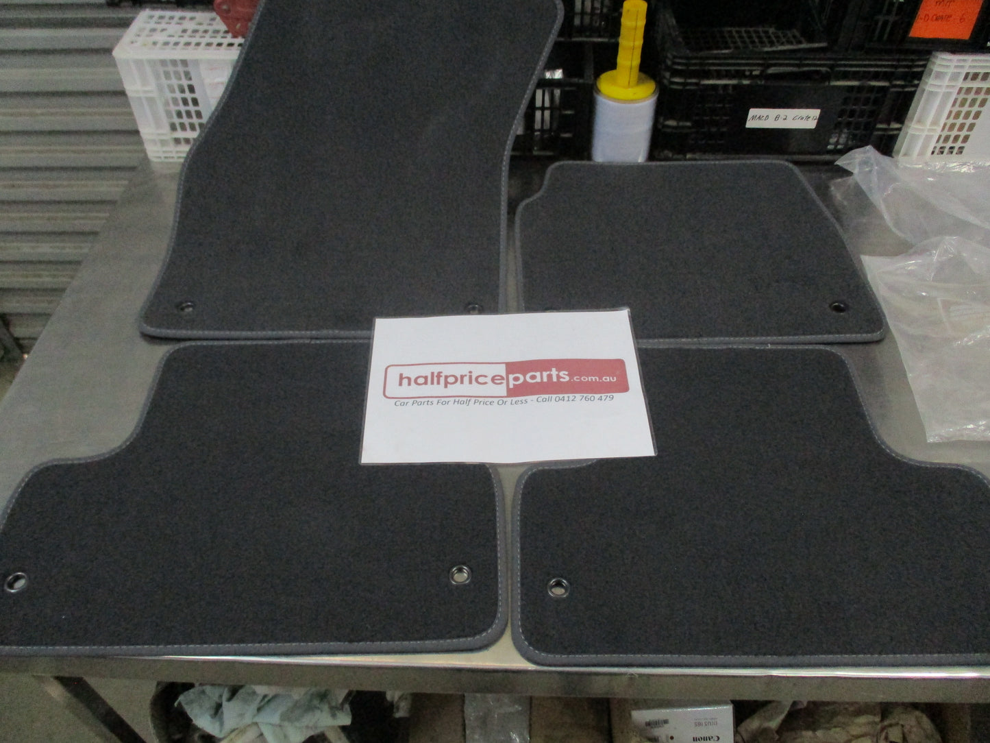 Land Rover Evoque Genuine Grey Carpet Mat Set New Part