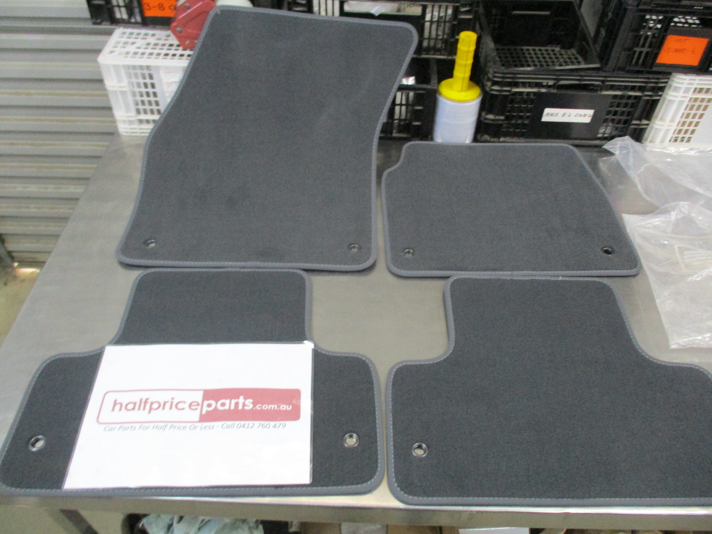 Land Rover Evoque Genuine Grey Carpet Mat Set New Part