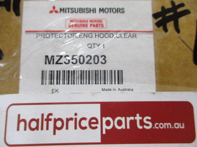 Mitsubishi ZJ/ZK/ZL Outlander Genuine Clear Bonnet Protector Kit New Part