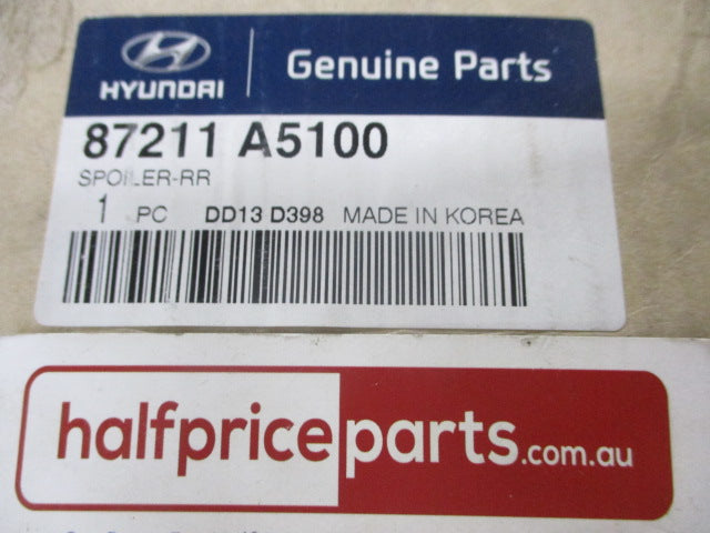 Hyundai Elantra Hatch Genuine Rear Spoiler (Unpainted) New Part