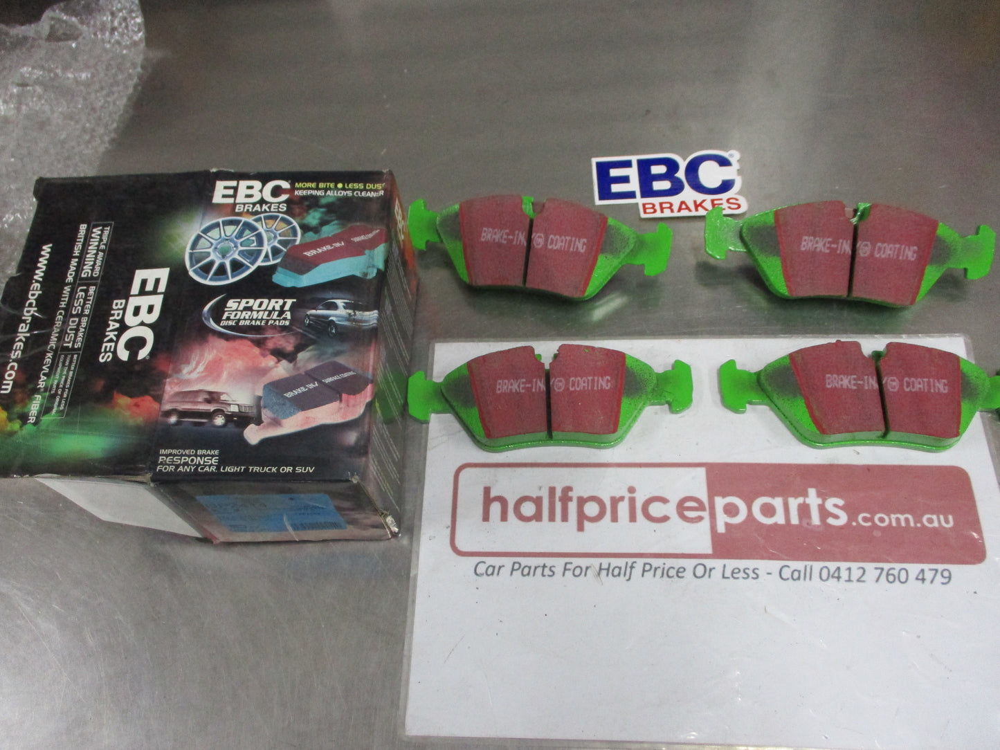 EBC Greenstuff Front Disc Brake Pad Set Suits BMW 3-5-6 Series/Farrari Mondial/Porsche 928 New Part