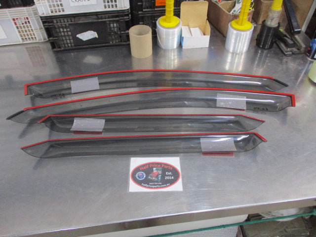 Hyundai ix35 Genuine Tinted Slimline Weather Shield Set Front And Rear New Part