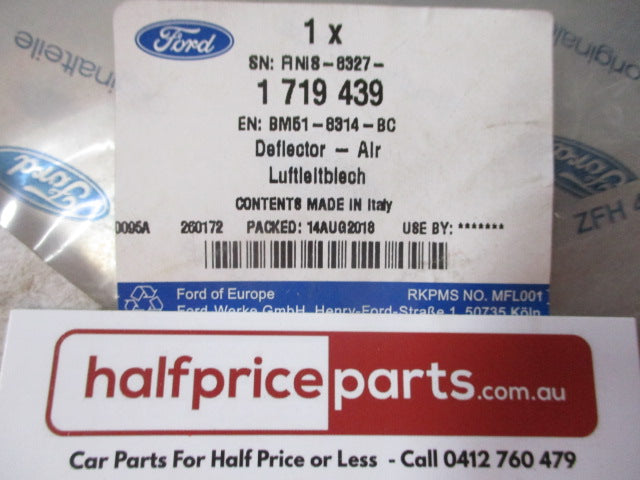 Ford Focus Series III Genuine Radiator Air Diverter New Part