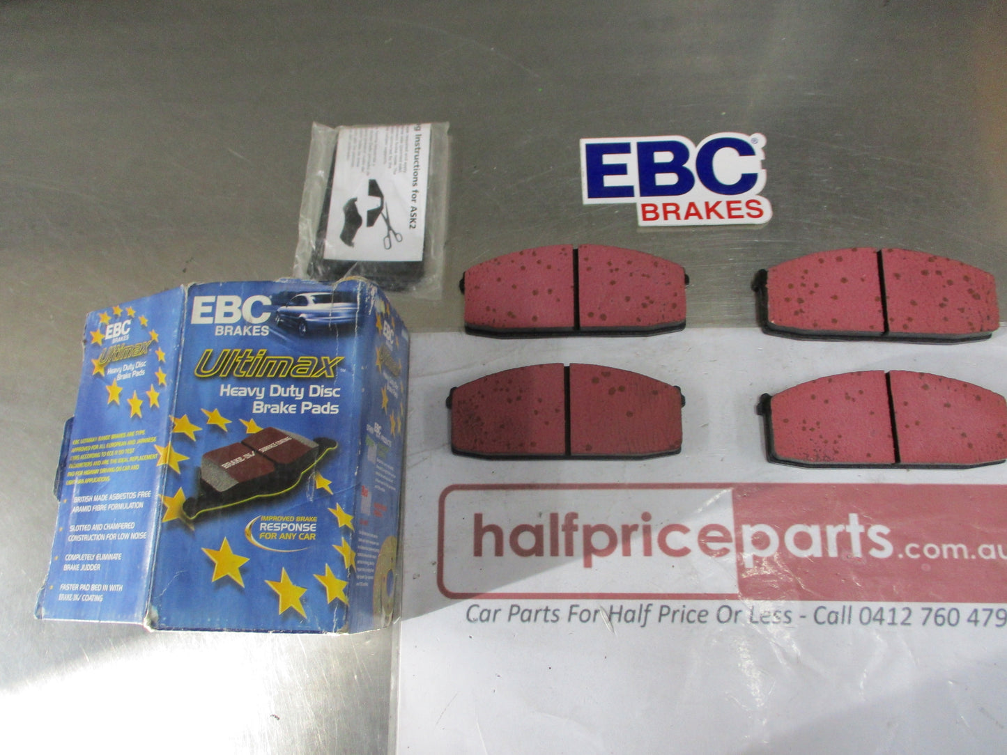 EBC Front Disc Brake Pad Set Suits Honda Civic Hatch New Part