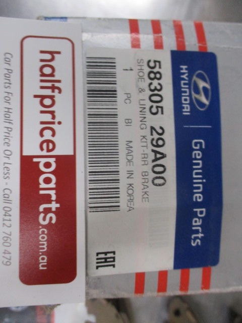 Hyundai Elantra/Tiburon Genuine Rear Brake Shoe Lining Kit New Part