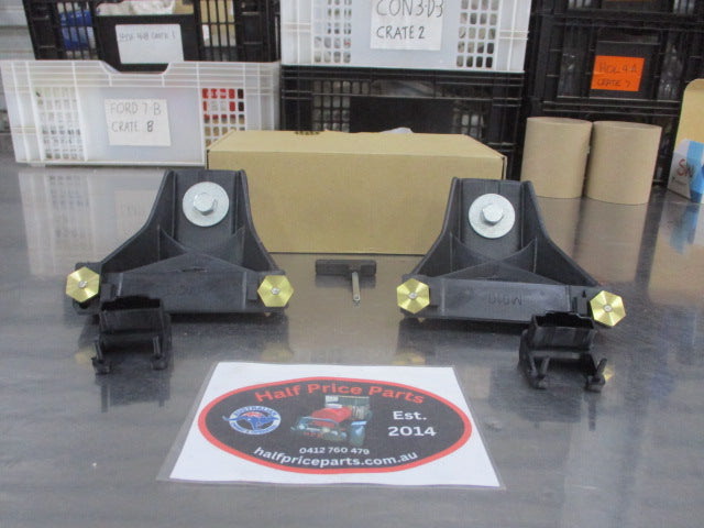 Hyundai Heavy Duty Track Mount Legs (Pair) 80mm Tall Legs New Part