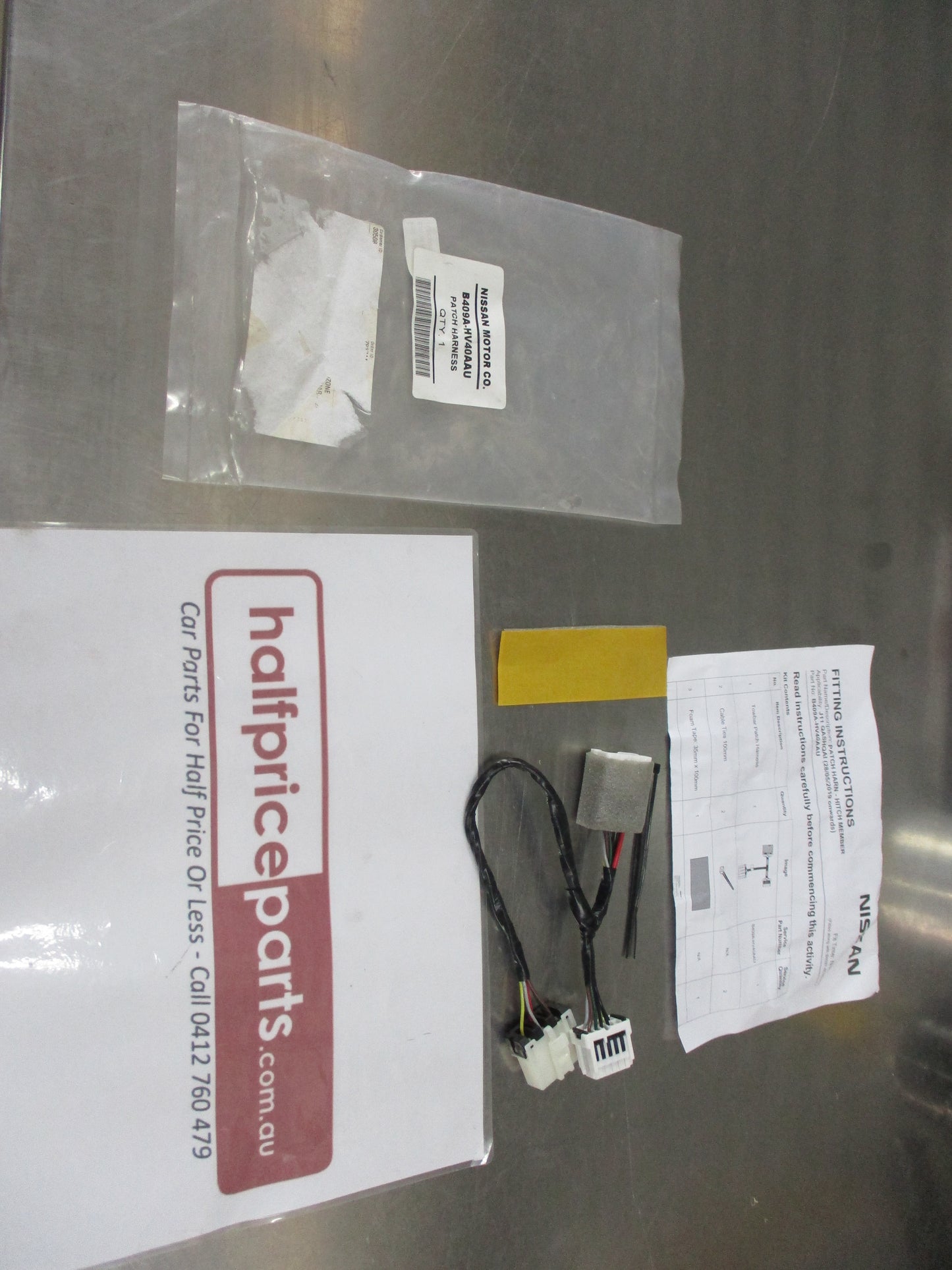 Nissan Qashqai Genuine Patch Harness Hitch Member New Part