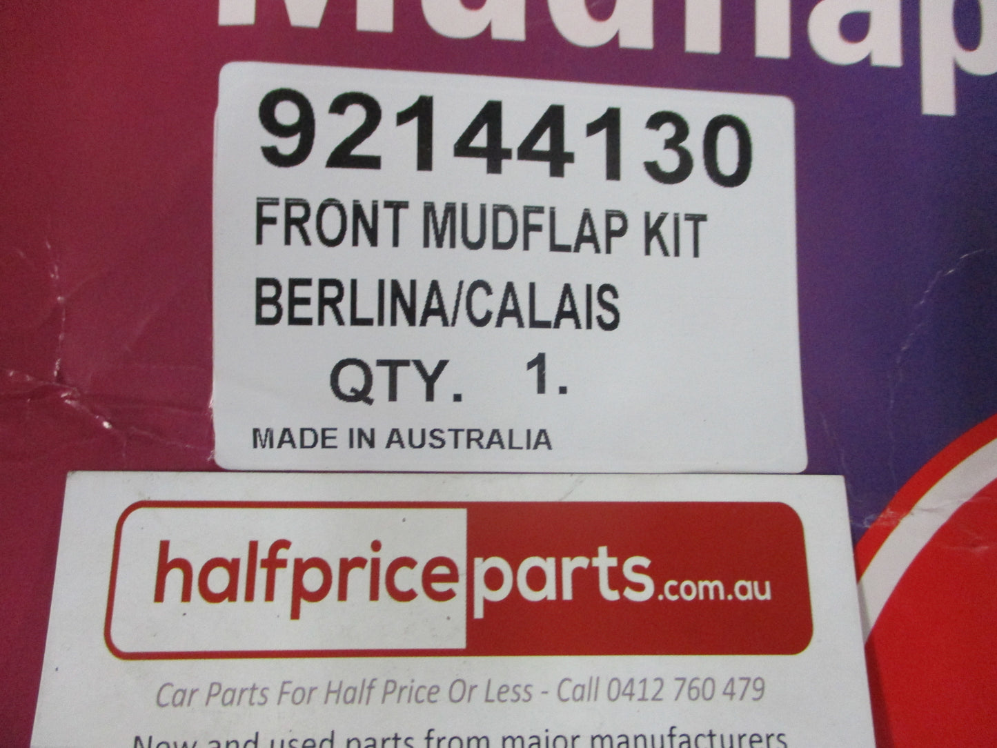 Holden VY Calais/VZ Berlina Sedan Or Wagon Genuine Pair Of Front Mud Flaps New Part