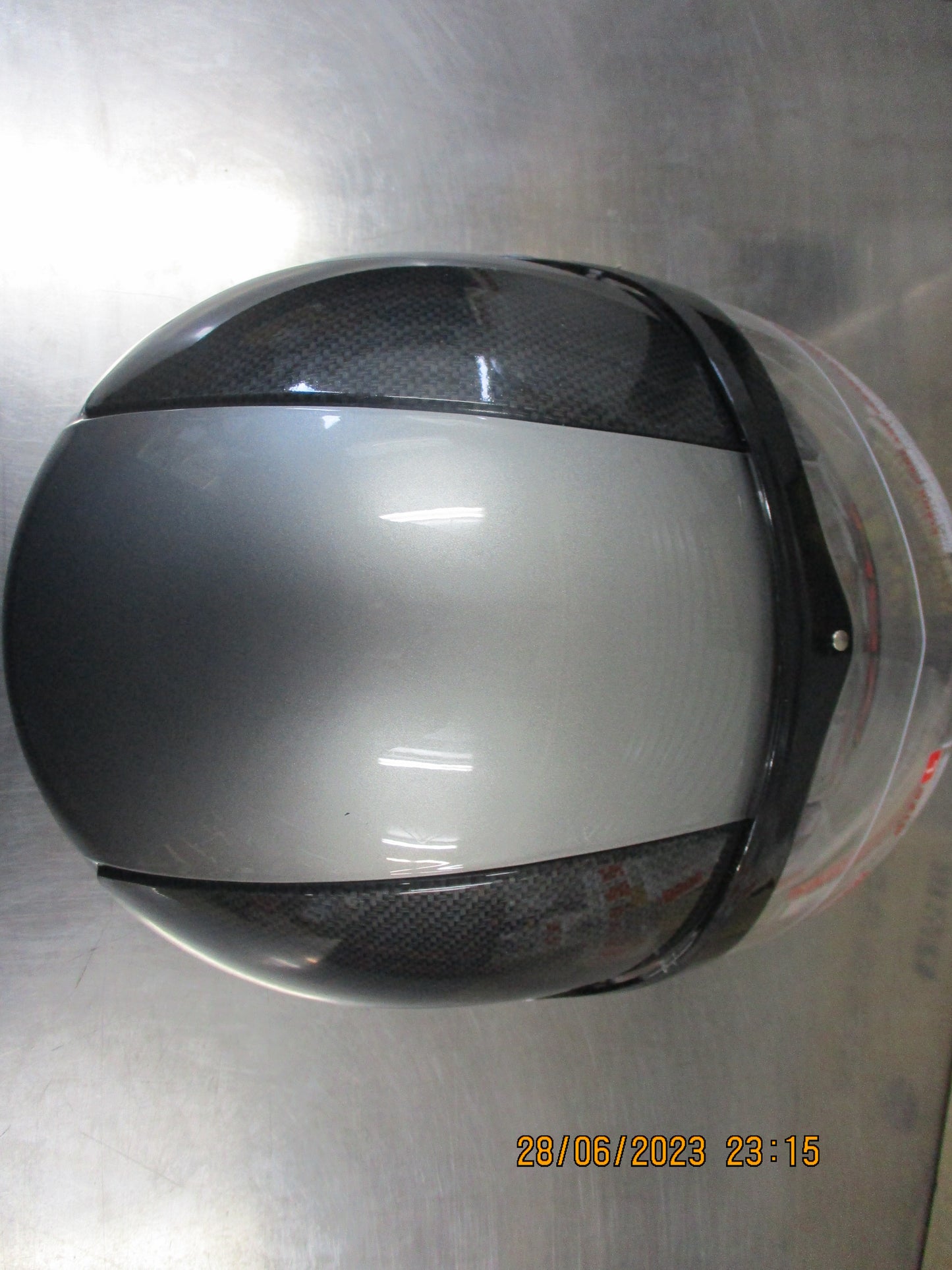 X-Rated Helmets Jet-X1 Silver XRH Large Helmet New Part