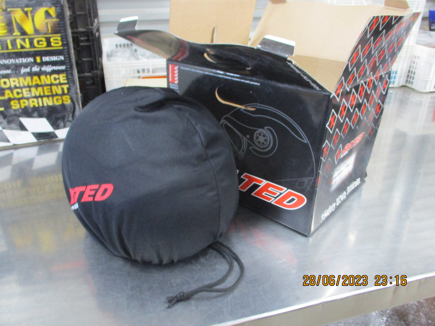 X-Rated Helmets Jet-X1 Silver XRH Large Helmet New Part
