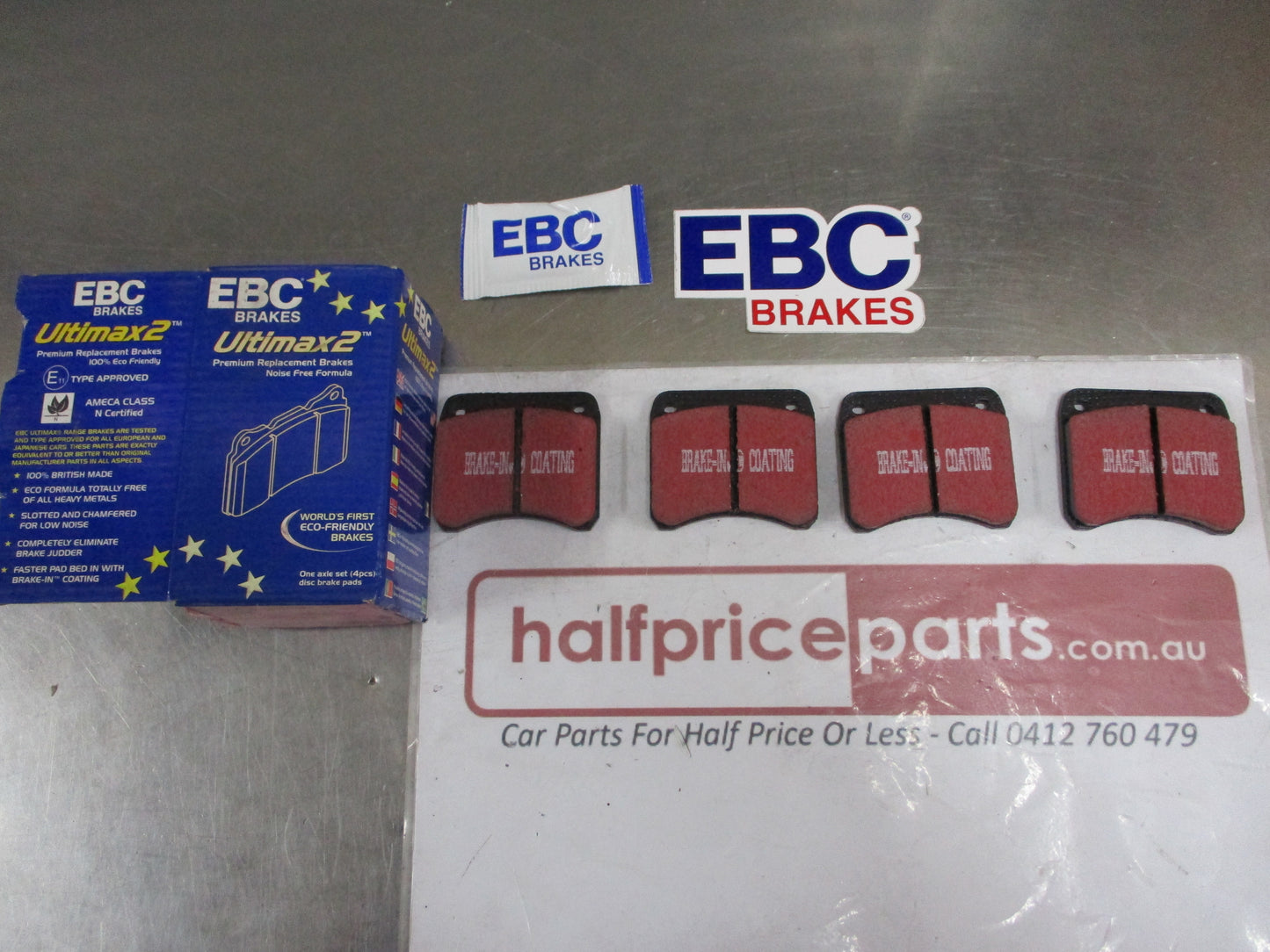 EBC Front Disc Brake Pad Set Suits Austin Mini Cooper New Part