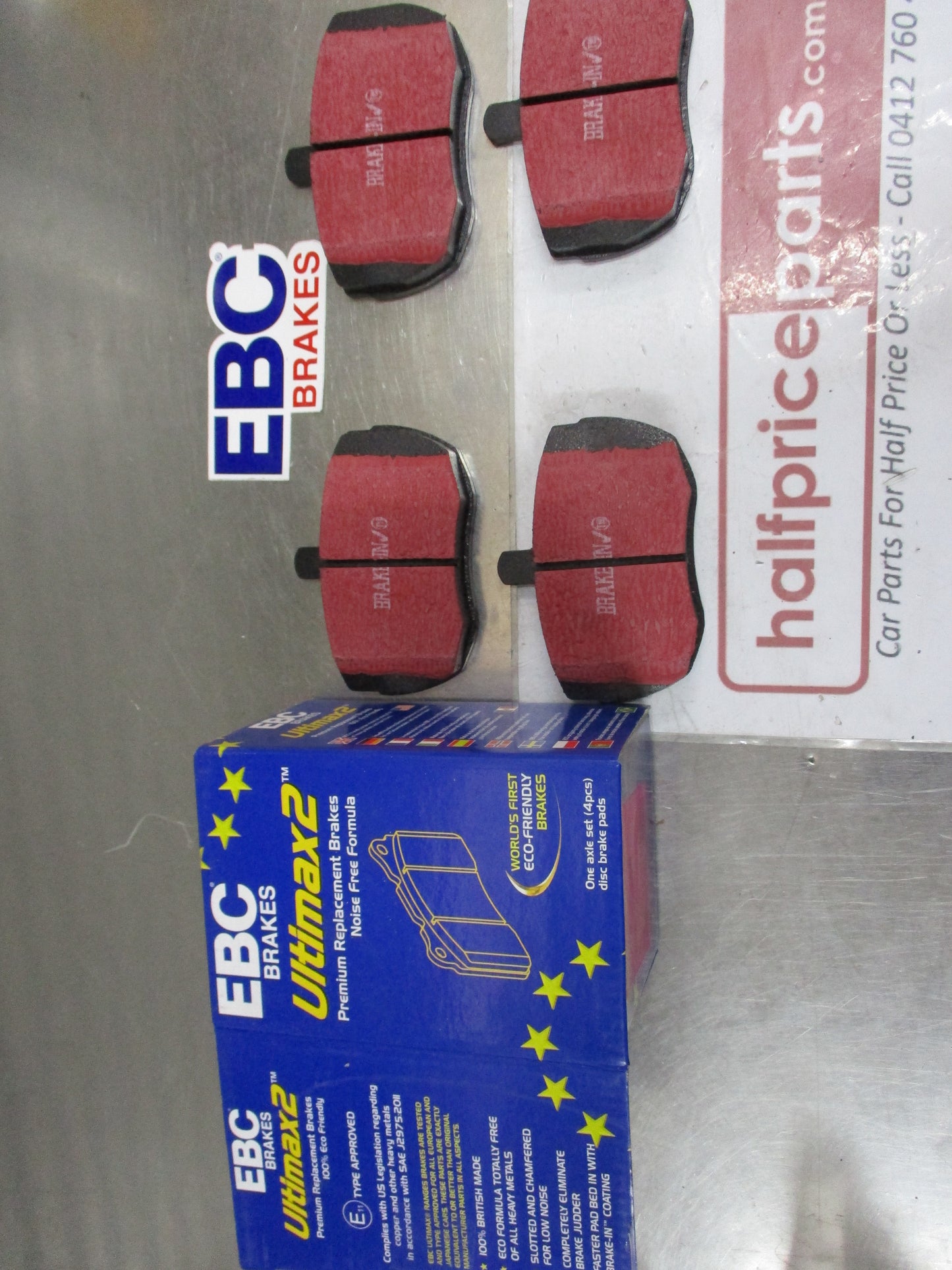 EBC Front Disc Brake Pad Set Suits Ford Transit-LDV Convoy-Land Rover Range Rover New Part