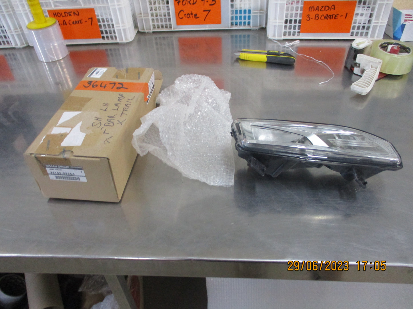 Nissan Qashqai Genuine Left Hand Front Fog Light Assembly Used Part VGC