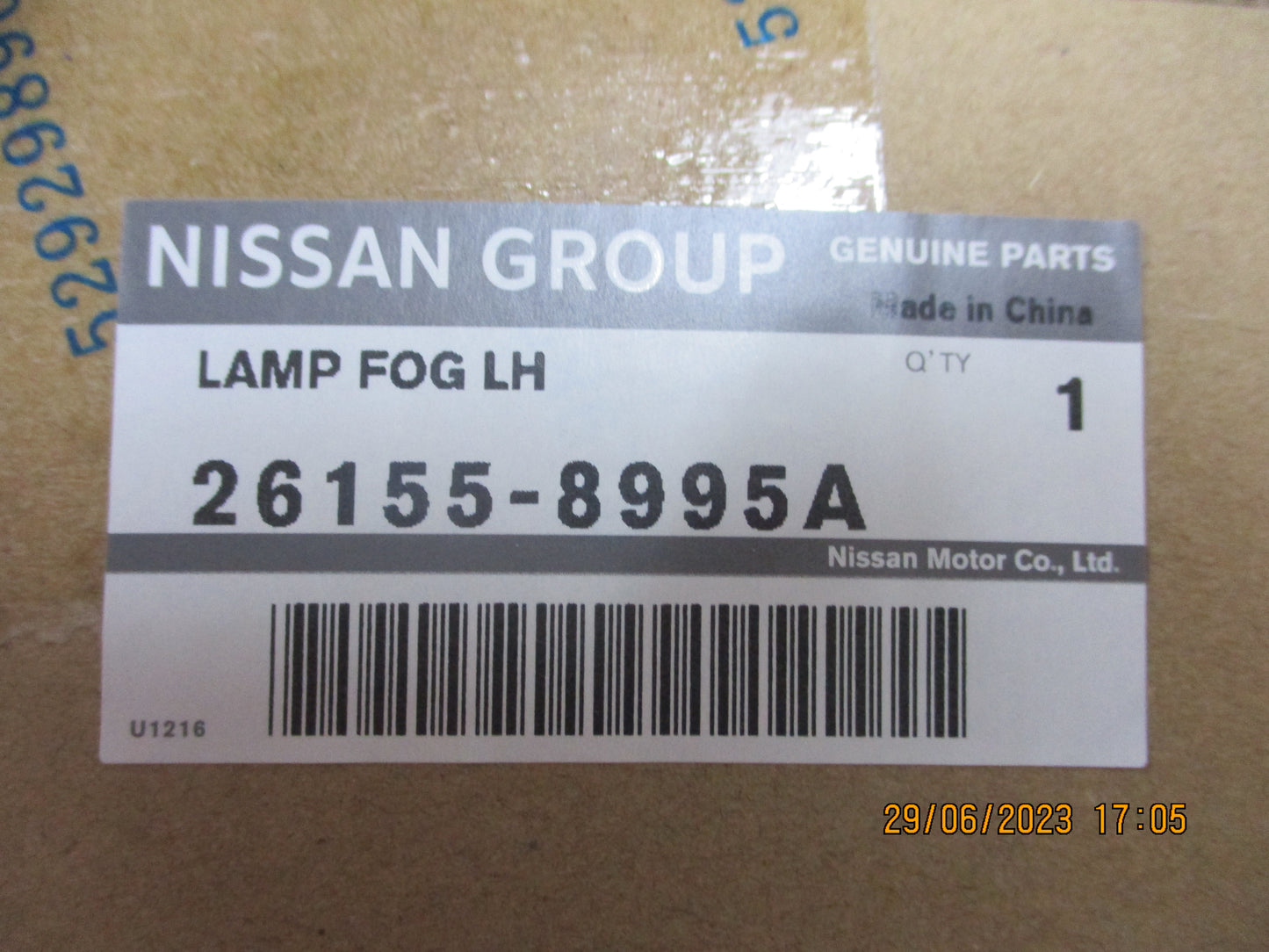 Nissan Qashqai Genuine Left Hand Front Fog Light Assembly Used Part VGC