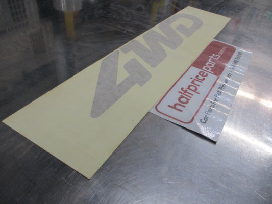 Ford Courier Dual cab 4WD/Mazda B2500 Genuine Rear Right Or Left Tub Decal New Part