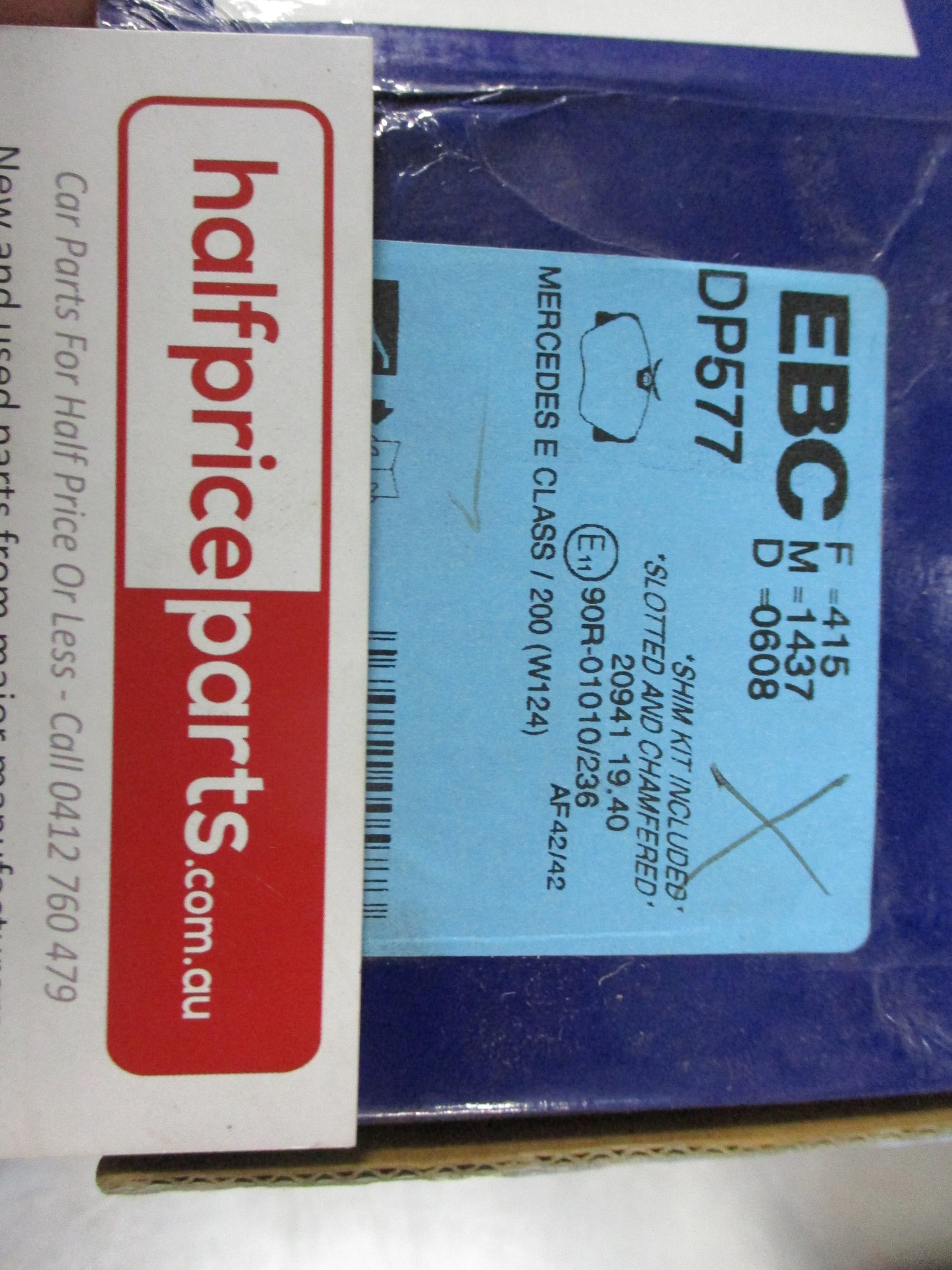 EBC Front Disc Brake Pad Set Suits Mercedes Benz E-Class New Part
