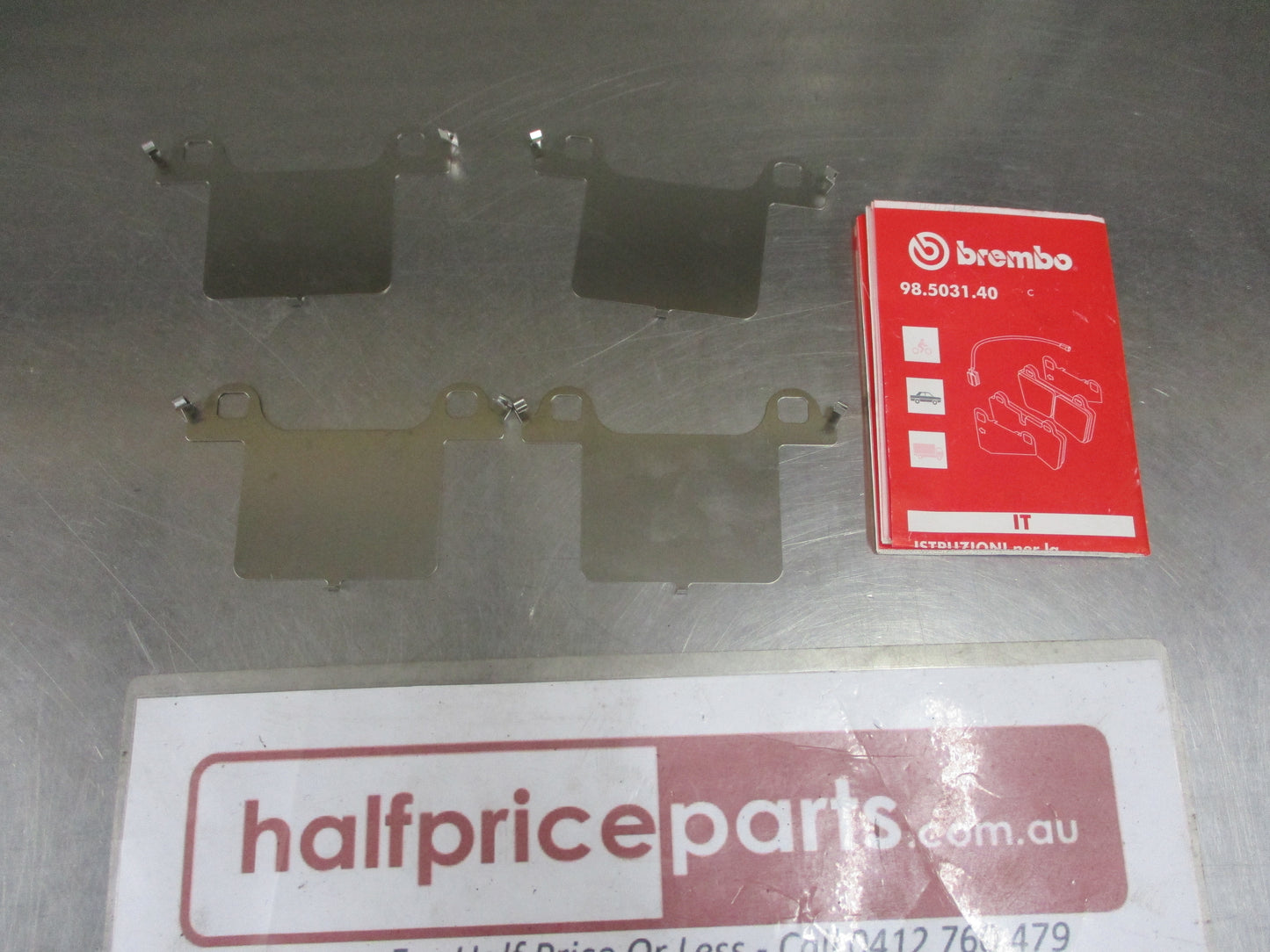 Holden VF Commodore Genuine Brembo Rear Brake Pad Insulator Set Of 4 New Part