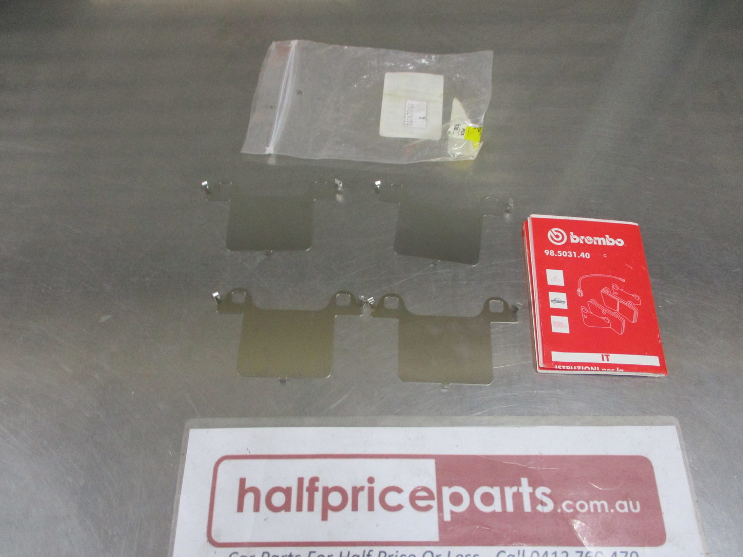 Holden VF Commodore Genuine Brembo Rear Brake Pad Insulator Set Of 4 New Part