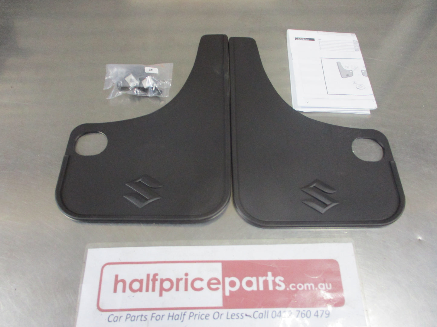 Suzuki Swift SZ-L Genuine Rear Rubber Flexible Mud Flap Set New Part