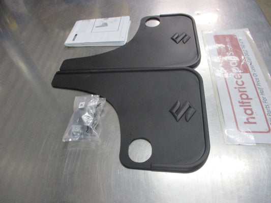 Suzuki Swift SZ-L Genuine Rear Rubber Flexible Mud Flap Set New Part