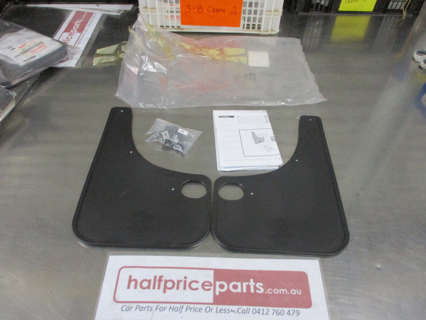 Suzuki Swift SZ-L Genuine Rear Rubber Flexible Mud Flap Set New Part