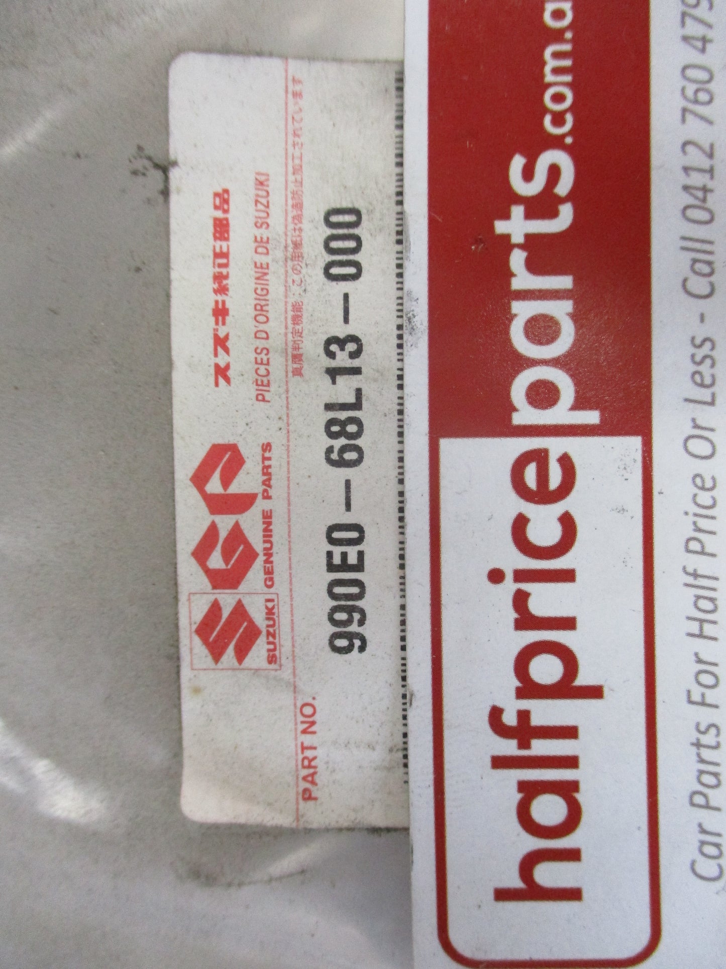 Suzuki Swift SZ-L Genuine Front Rubber Flexible Mud Flap Set New Part