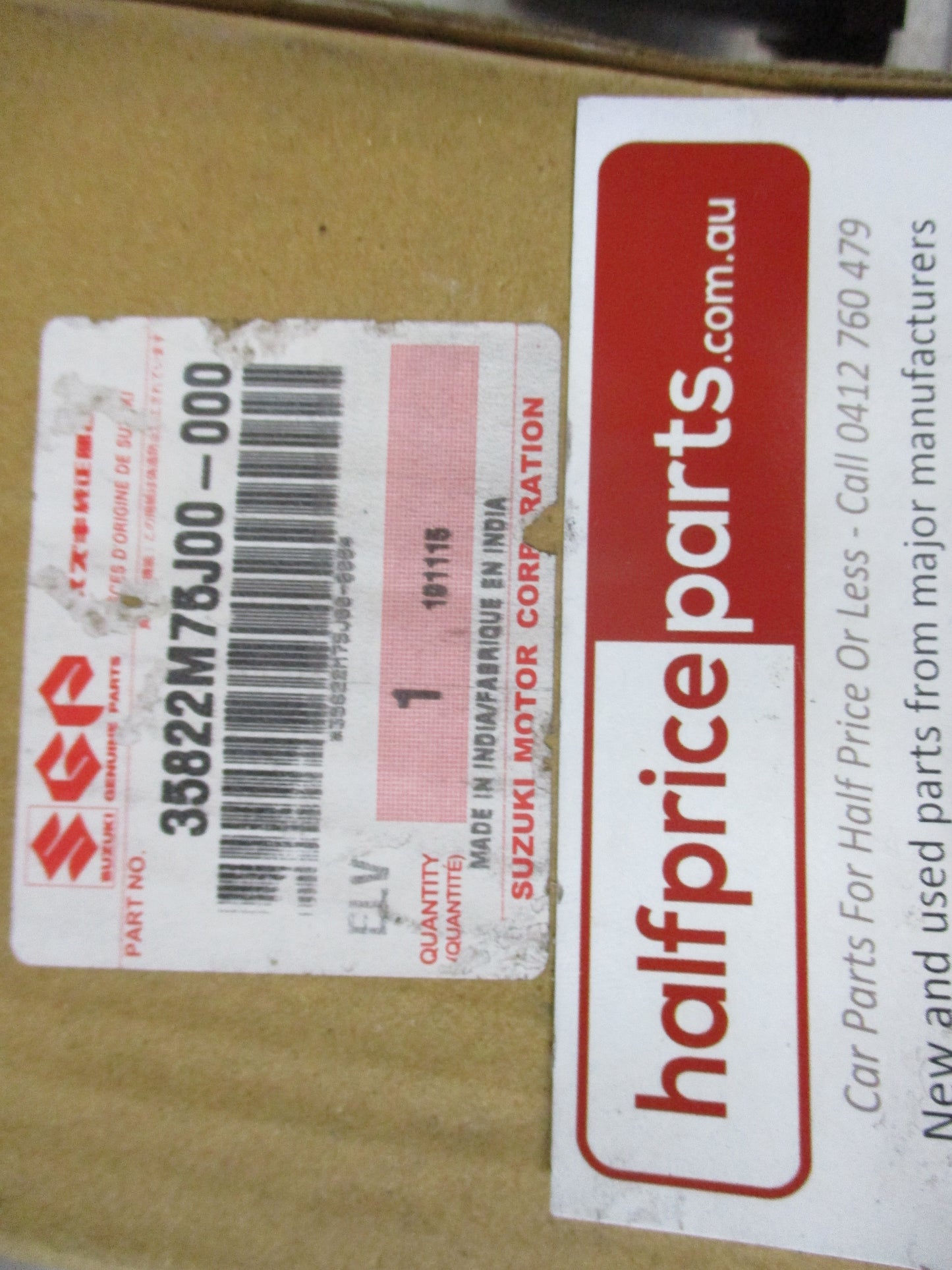 Suzuki Alto Genuine High Level Brake Light Mounting Plate New Part