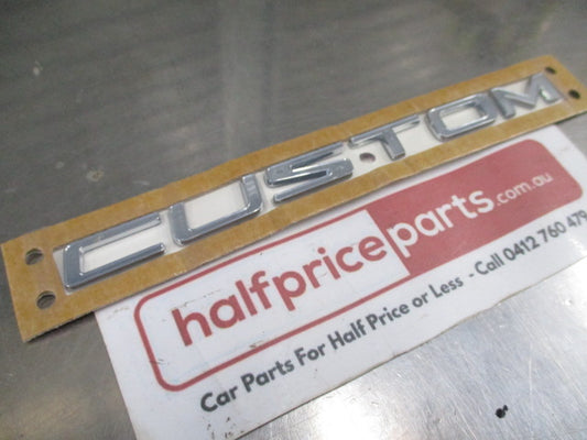 Ford Transit V363 Genuine Rear Chrome Tail Gate Emblem - New Part