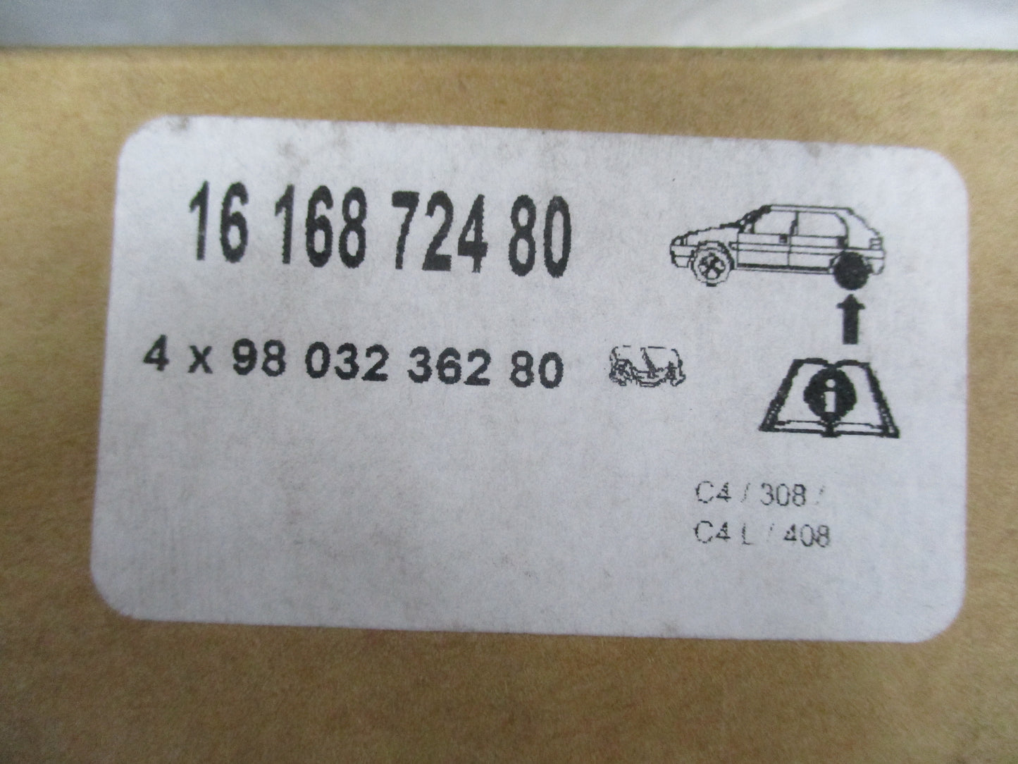 Peugeot / Citroen Genuine Rear Brake Set New Part