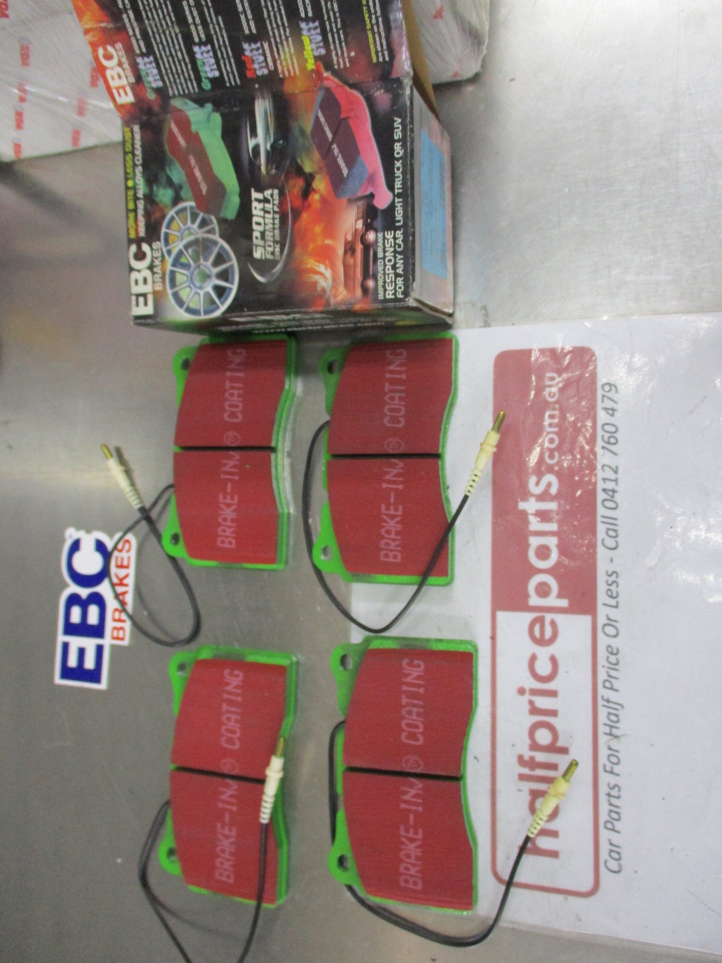 EBC Greenstuff Front Disc Brake Pad Set Suits Peugeot 607 New Part