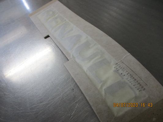 Renault Trafic/Kangoo/Master Genuine Tail Gate Emblem New Part