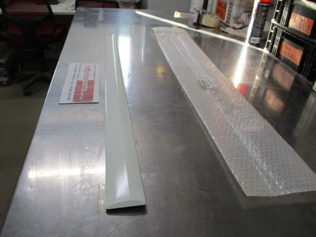 Mitsubishi Pajero Genuine Right Hand Front Door Protection Moulding (Factory White) New Part
