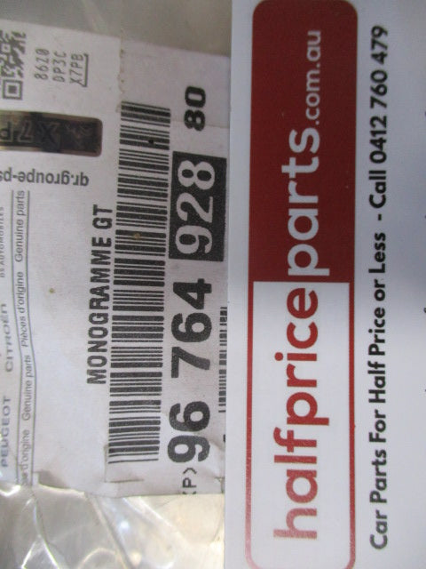 Peugeot 508 MK2 W23 Genuine Front Grille Chrome GT Emblem New Part