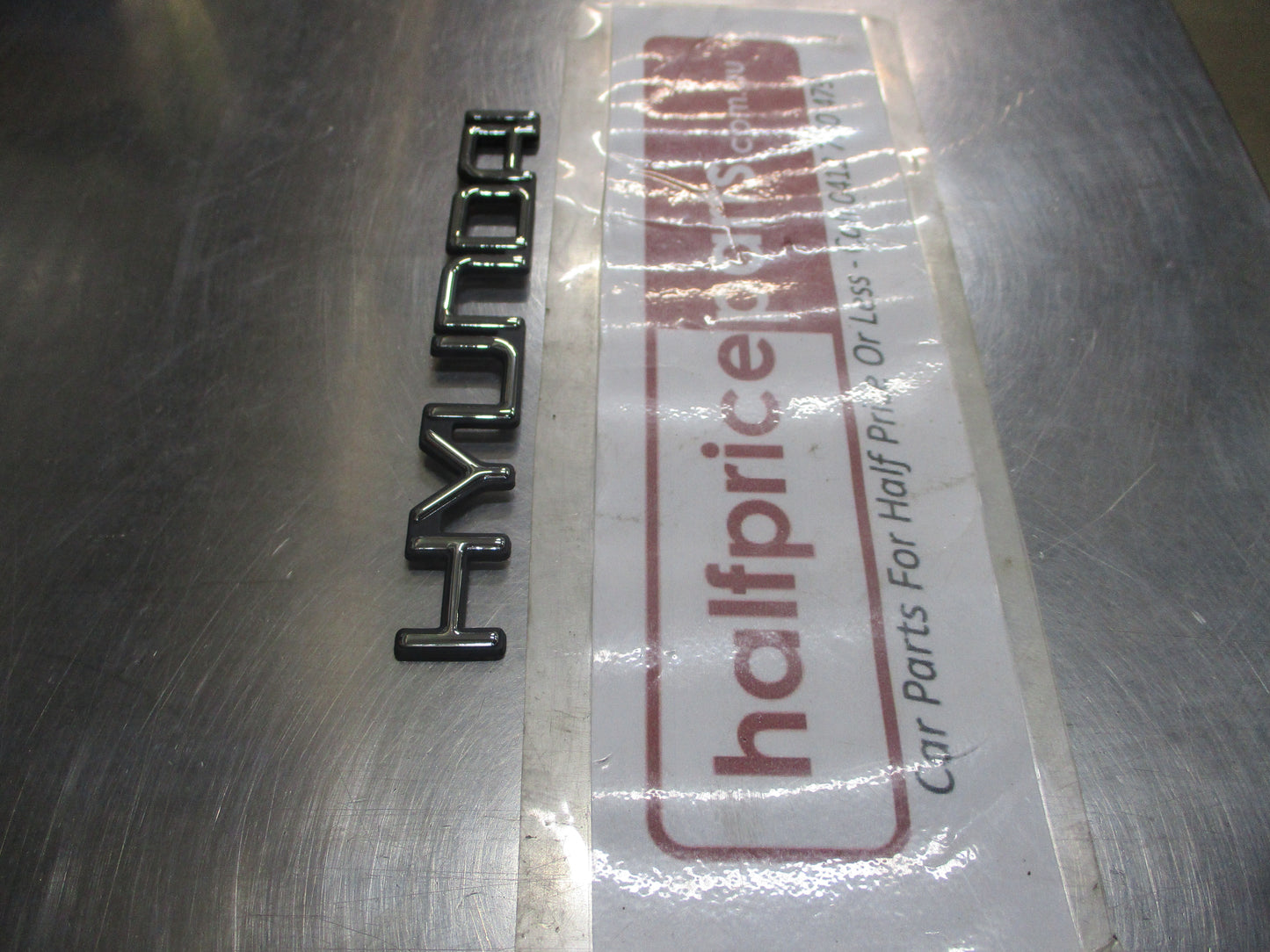 Hyundai Sonata Genuine Chrome And Black Rear Boot Emblem New Part