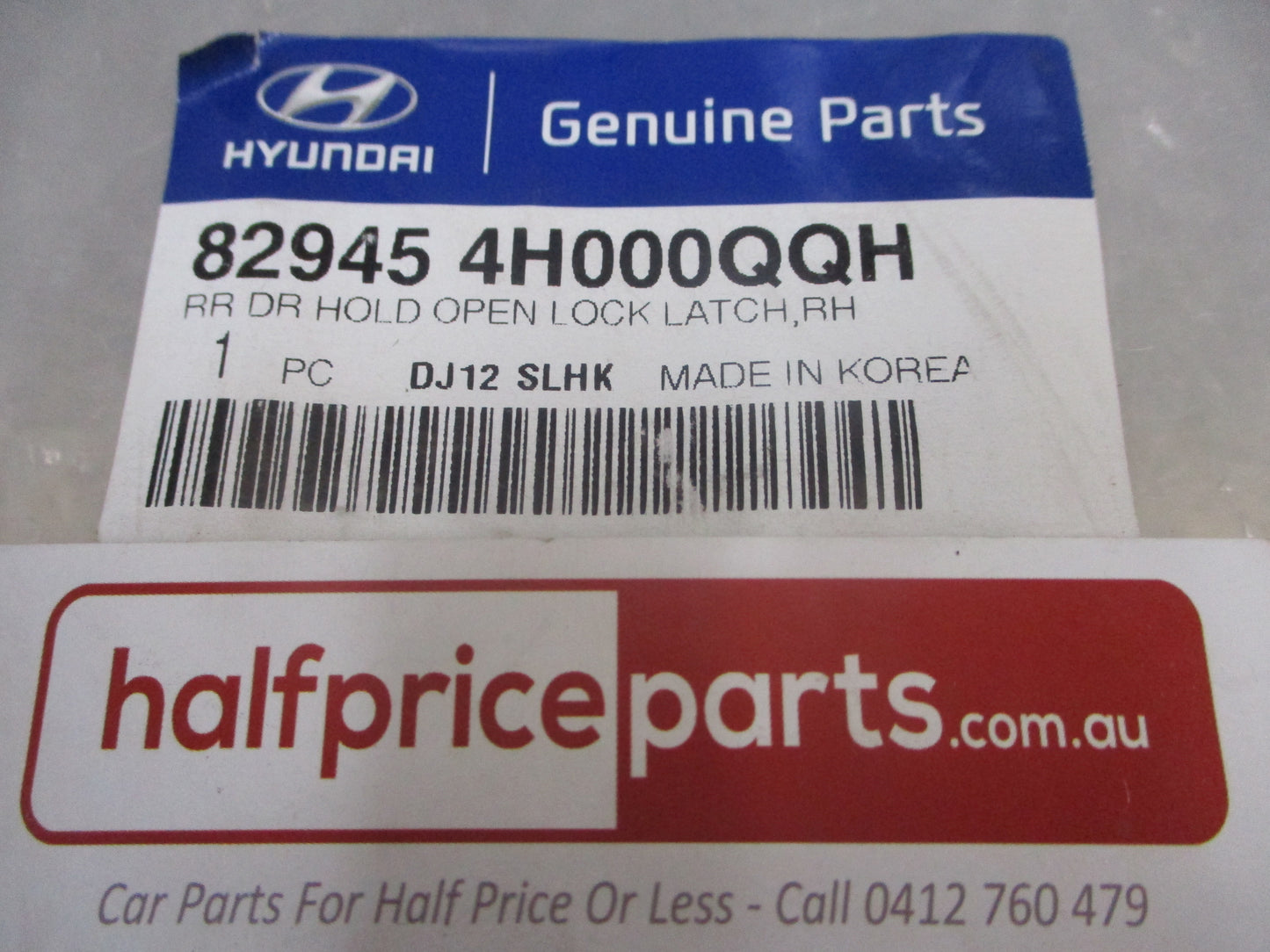 Hyundai Iload/I-Max Genuine Right Hand Rear Door Hold Open Lock New Part