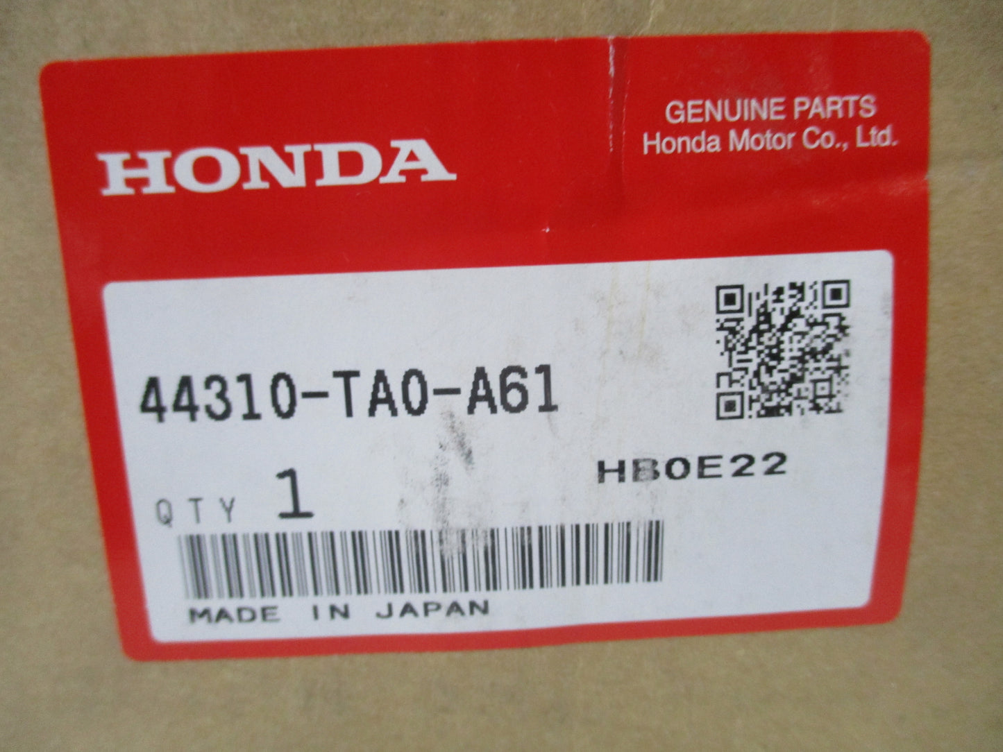 Honda Accord / Civic / CRV / Odyssey / Integra Genuine Inboard Drive / CV Joint New Part