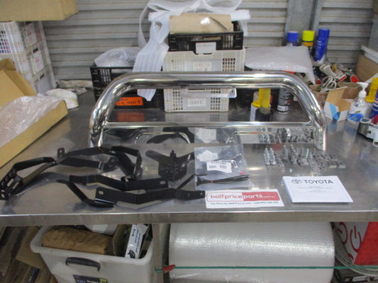 Toyota Landcruiser Prado 150 GX/GXL/GXL Premium Genuine Stainless Steel Nudge Bar Kit New Part